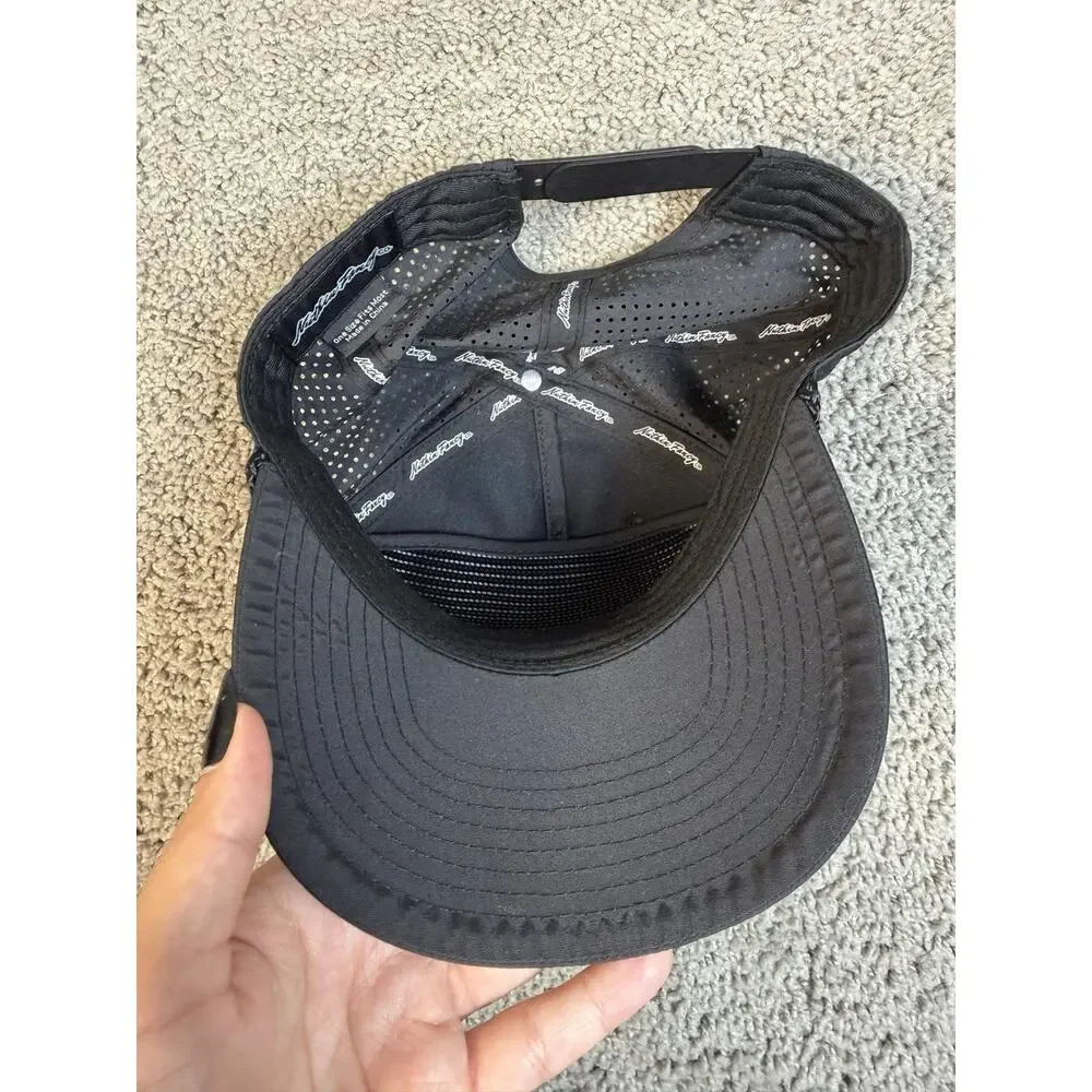 Nuthin Fancy Hat Cap Snap Back Mens One Size Black Mesh Breathable Adjustable